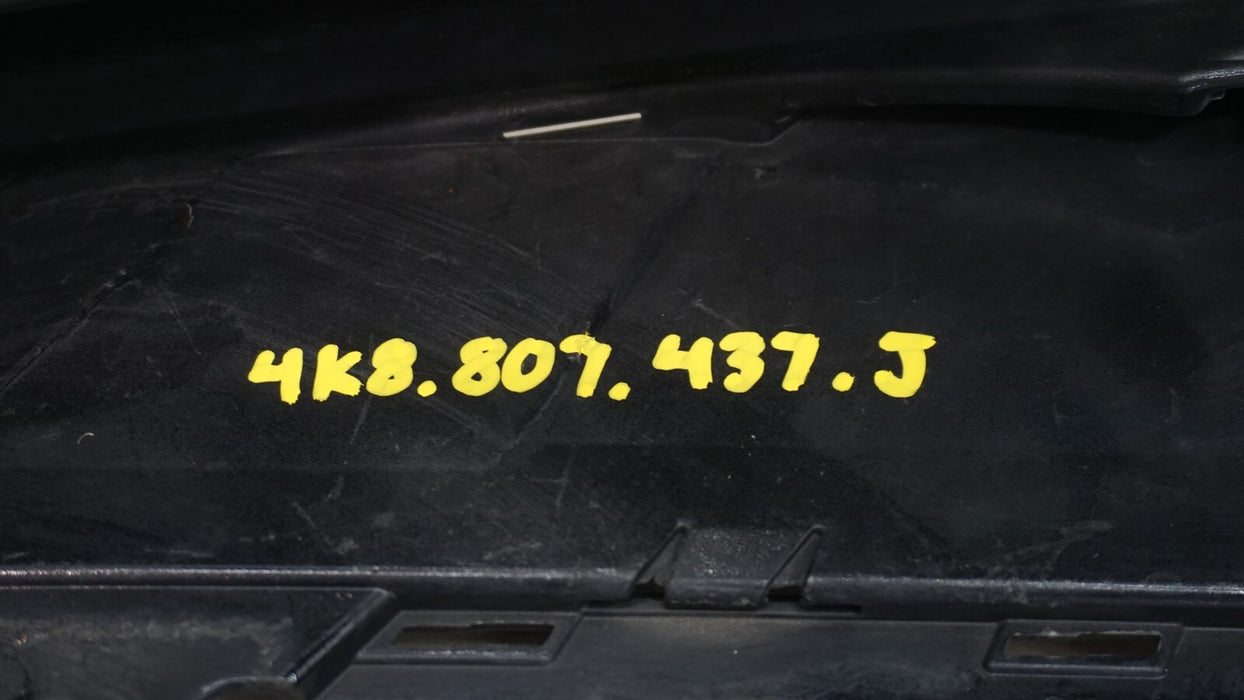 2019-2022 AUDI RS6 FRONT BUMPER COVER OEM 4K8807437J