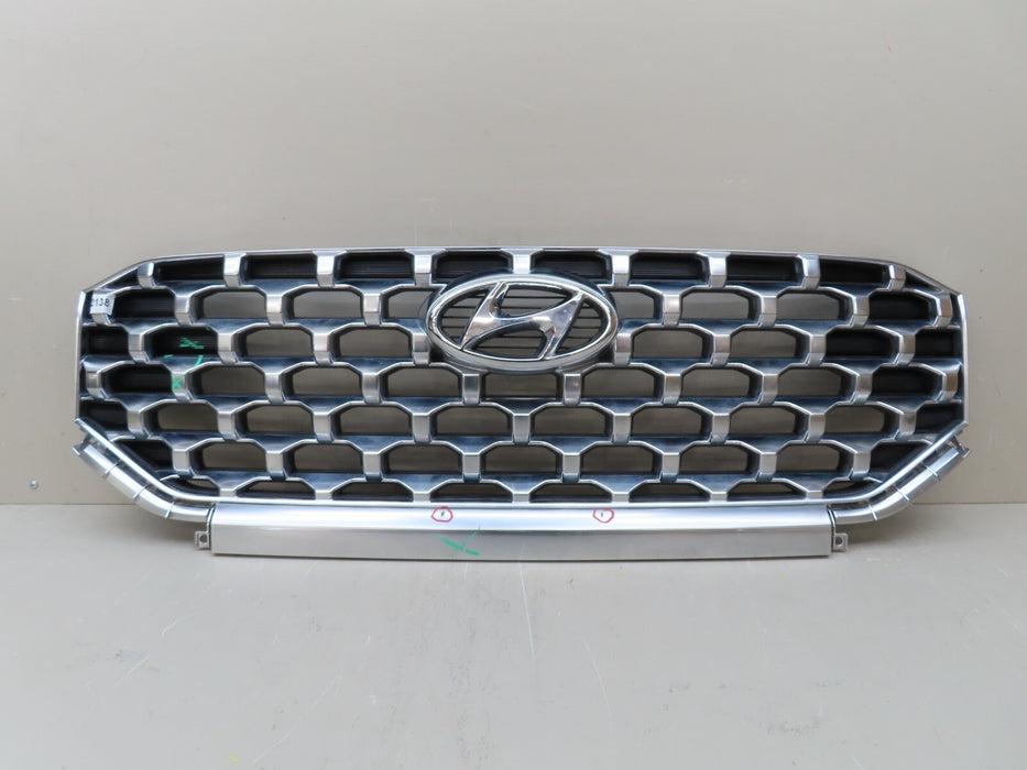 2021-2022 HYUNDAI SANTA FE FRONT BUMPER GRILLE GRILL W/ EMBLEM OEM 86350-S2600