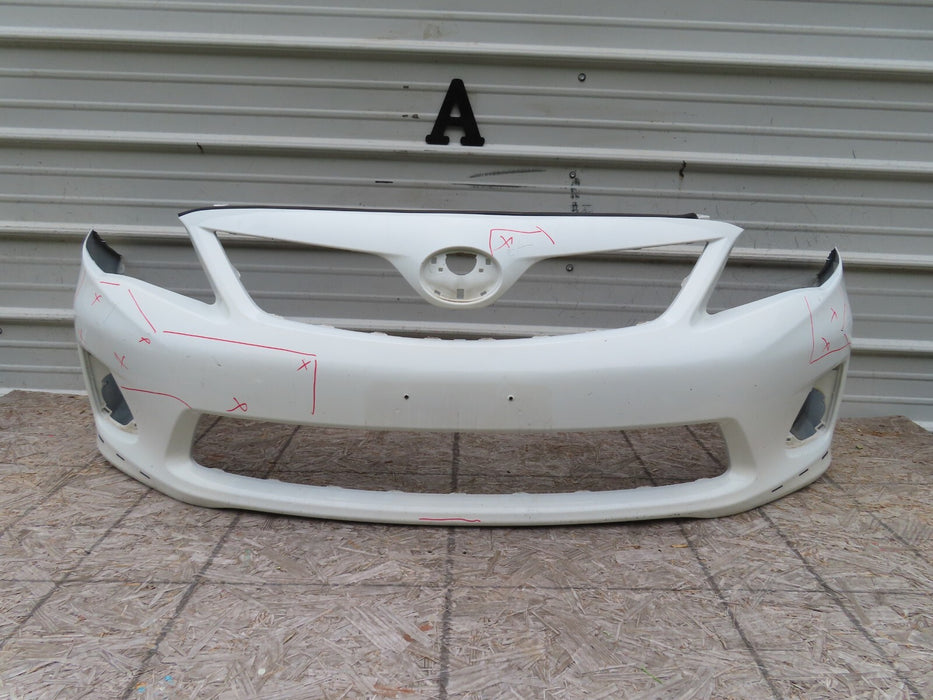 2011-2013 TOYOTA COROLLA S 4DR SEDAN FRONT BUMPER COVER PANEL OEM 52119-02B80