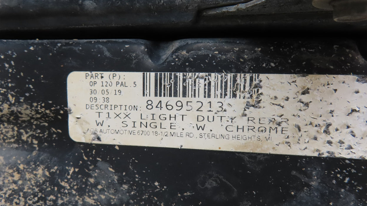 2019-2022 GMC SIERRA CHEVROLET SILVERADO 1500 REAR BUMPER METAL OEM