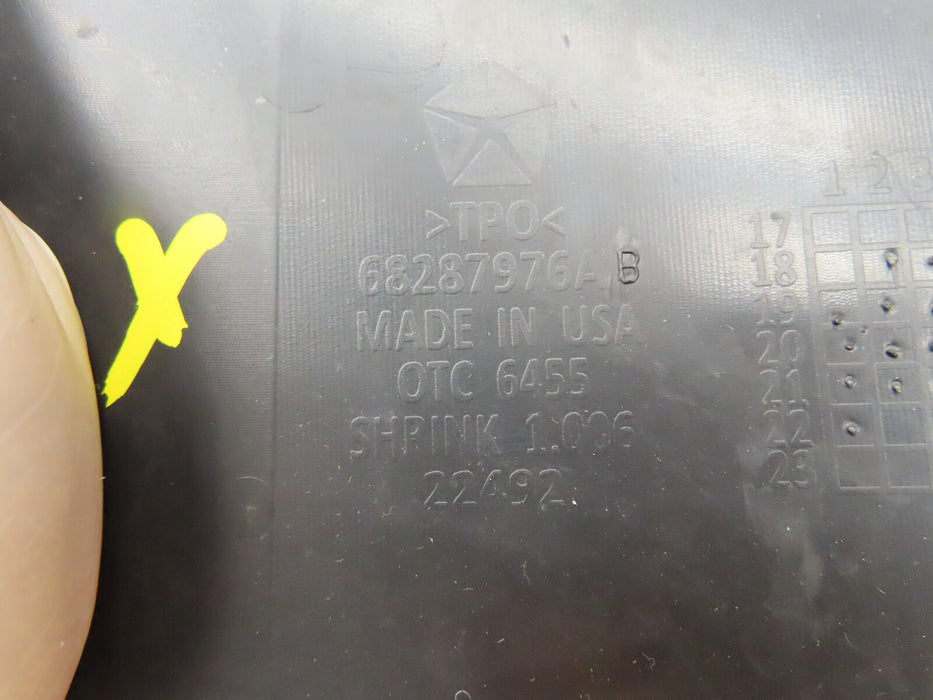 2019-2022 JEEP CHEROKEE FRONT LOWER BUMPER VALANCE COVER OEM 68287976A