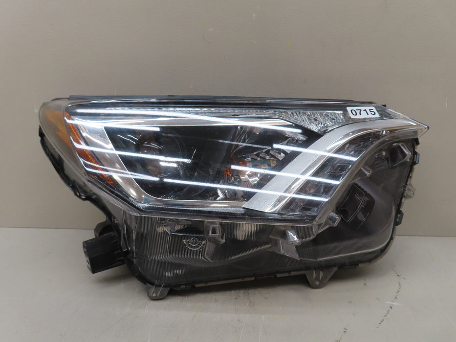 2016 2017 2018 TOYOTA RAV4 FRONT RIGHT PASSENGER HEADLIGHT HALOGEN OEM