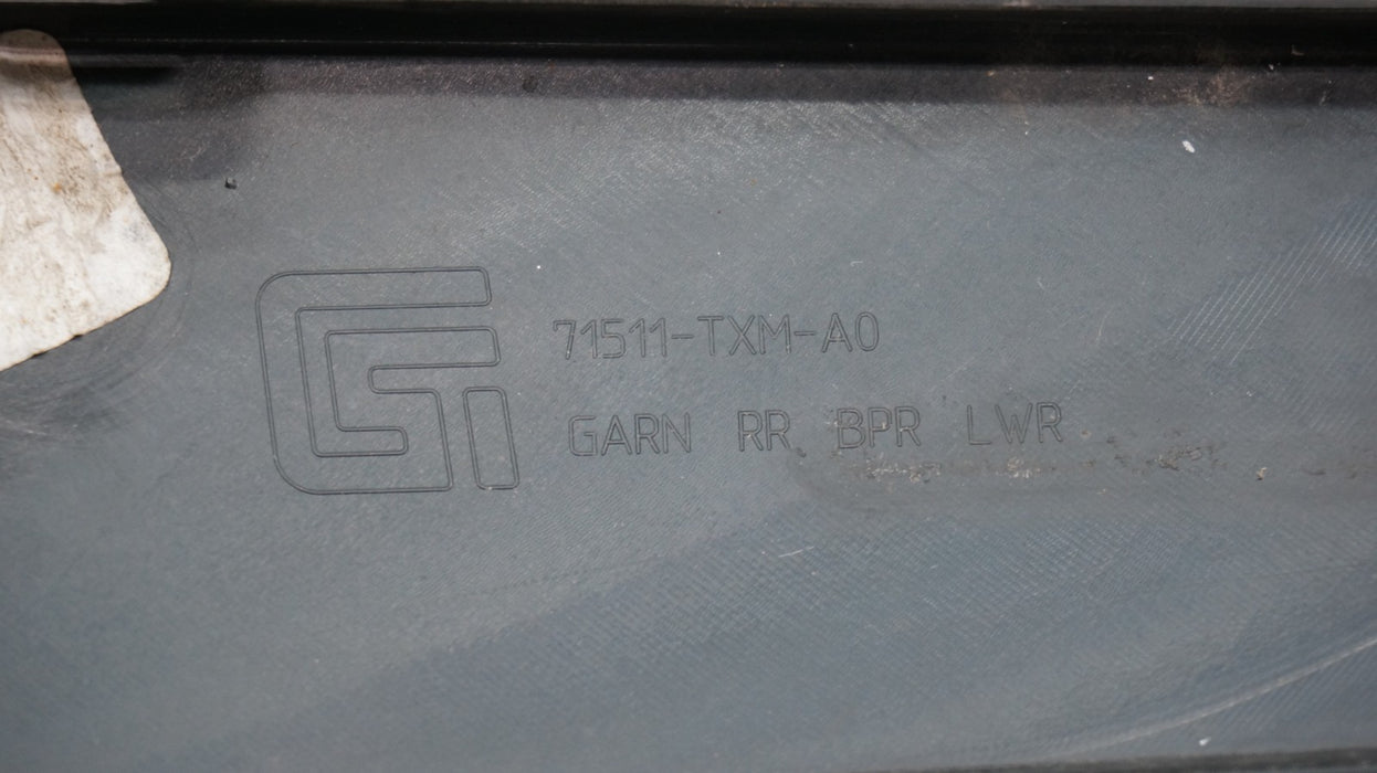 2019-2021 HONDA INSIGHT REAR LOWER BUMPER VALANCE PANEL OEM 71511-TXM-A0