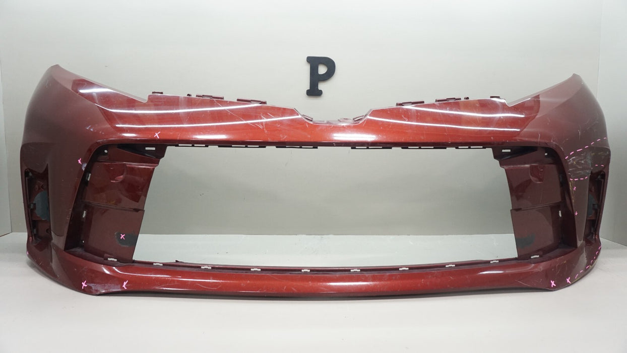 2018-2020 TOYOTA SIENNA FRONT BUMPER COVER 52119-08080 OEM 18 19 20