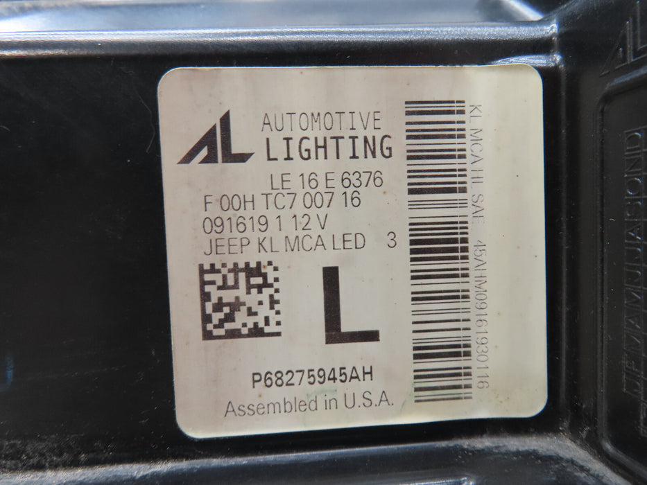 2019-2021 JEEP CHEROKEE FRONT LEFT DRIVER HEADLIGHT OEM PARTS ONLY