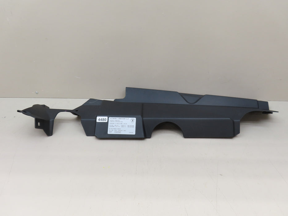LAMBORGHINI AVENTADOR LP700 RIGHT ENGINE BAY REINFORCEMENT COVER OEM 475103724