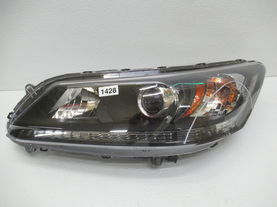2013-2015 HONDA ACCORD SEDAN LX LEFT DRIVER SIDE HEADLIGHT HALOGEN AFTERMARKET