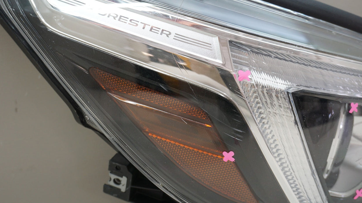 2019-2021 SUBARU FORESTER FRONT RIGHT PASSENGER HEADLIGHT LED OEM 2020