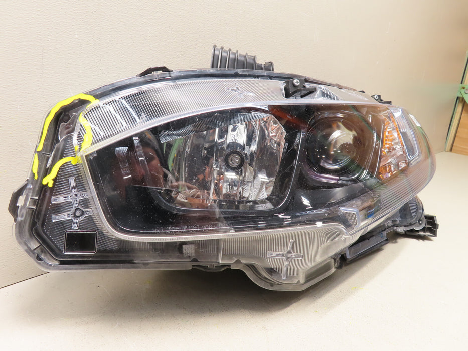 2019-2021 HONDA CIVIC LEFT DRIVER SIDE HEADLIGHT HALOGEN OEM 33150 TGG A310 M1