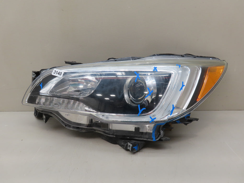 2015 2016 2017 SUBARU OUTBACK FRONT LEFT DRIVER SIDE HEADLIGHT HALOGEN W/LED OEM