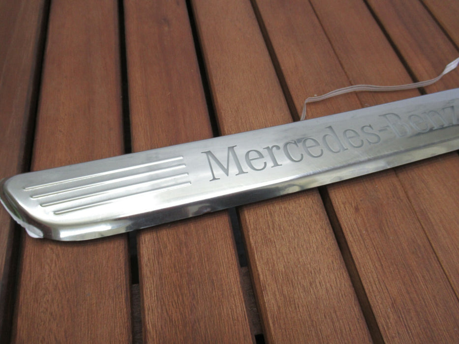 2015-2020 MERCEDES C63 S AMG W205 FRONT LEFT SIDE DOOR SILL SCUFF PLATE TRIM OEM