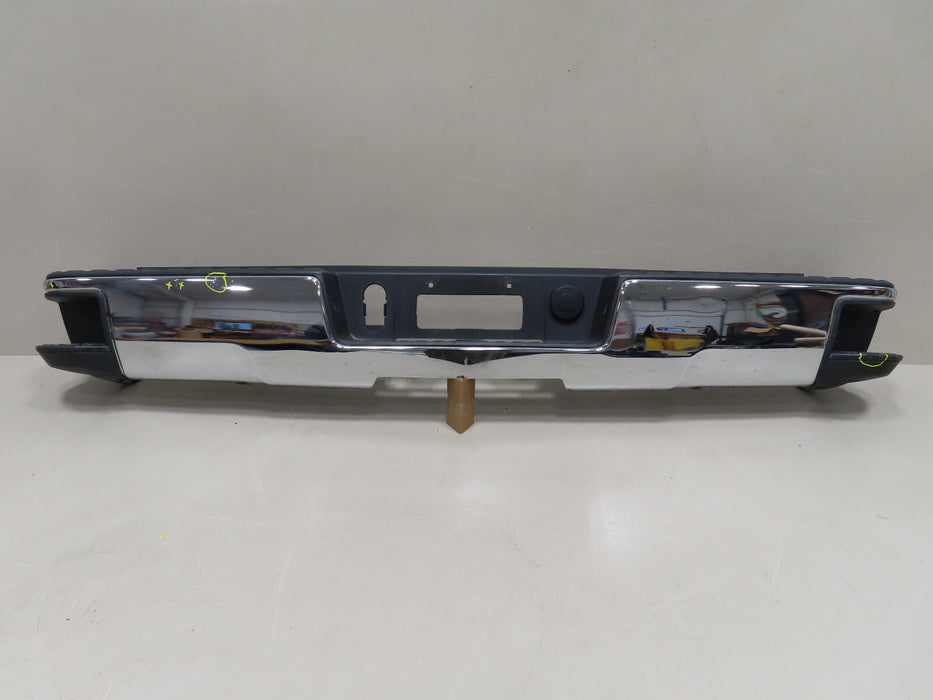2014 2015 2016 2017 2018 SILVERADO SIERRA REAR BUMPER CHROME ORIGINAL OEM