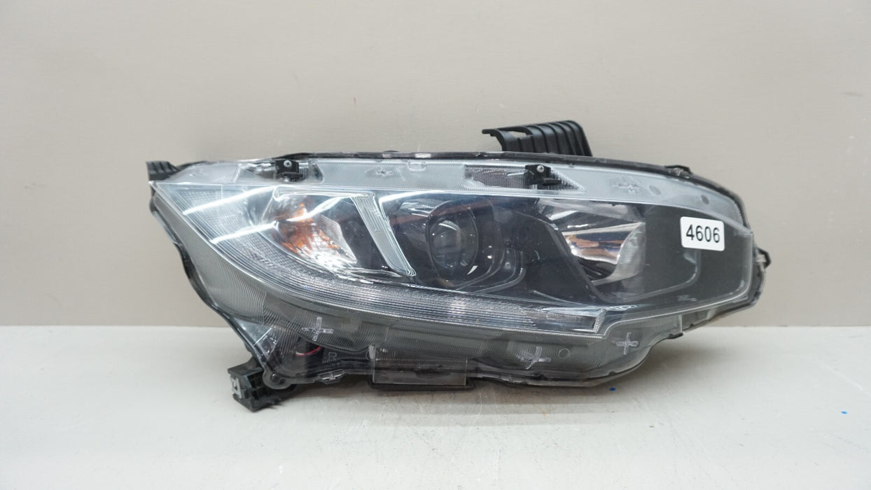 2016-2018 HONDA CIVIC FRONT RH RIGHT PASSENGER SIDE HALOGEN HEADLIGHT OEM