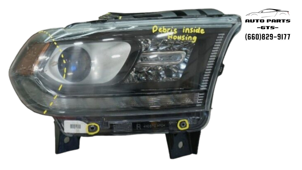 2016-2020 DODGE DURANGO FRONT RIGHT PASSENGERS RH HEADLIGHT OEM