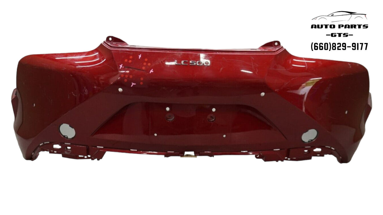 2018-2019 LEXUS LC500 2DR COUPE REAR BUMPER COVER PANEL W/ NAMEPLATE LOGO OEM
