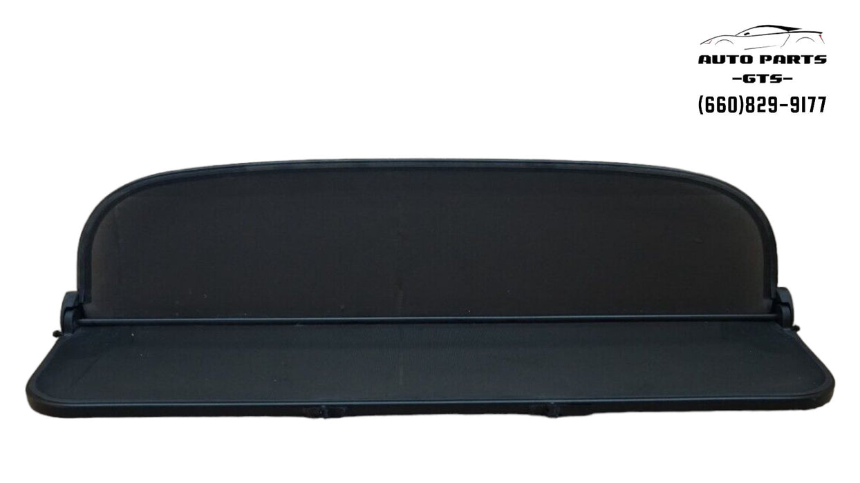 2006-2014 JAGUAR XK CONVERTIBLE REAR WINDBREAK WINDSTOP WIND DEFLECTOR BLACK OEM