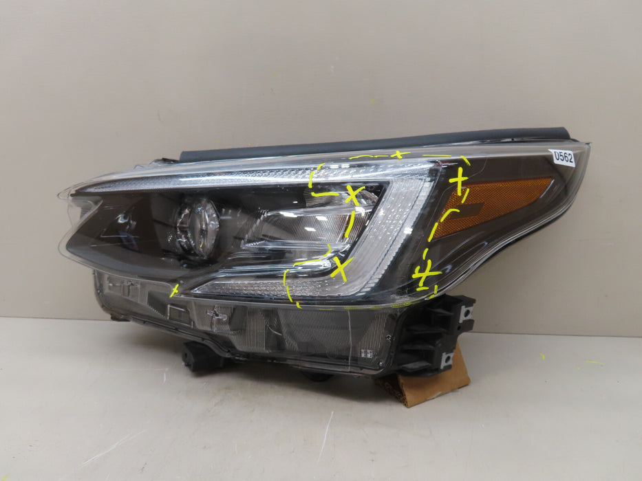 2020 2021 2022 SUBARU OUTBACK FRONT LEFT DRIVER SIDE HEADLIGHT LED OEM