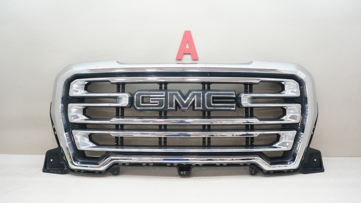 2019-2021 GMC SIERRA 1500 FRONT BUMPER RADIATOR GRILLE OEM