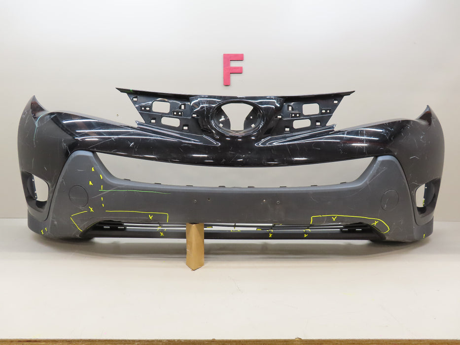 2013-2015 TOYOTA RAV4 LE SUV FRONT BUMPER COVER PANEL OEM 52411-0R010
