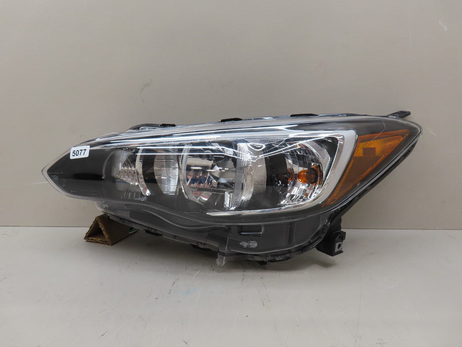 2017-2021 SUBARU CROSSTREK FRONT LEFT DRIVER SIDE HEADLIGHT HALOGEN OEM