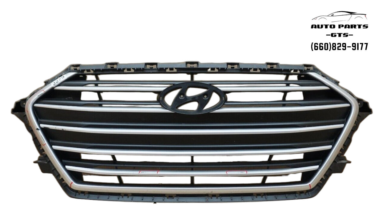 2017-2018 HYUNDAI ELANTRA FRONT UPPER RADIATOR GRILL GRILLE 86350-F3000 OEM