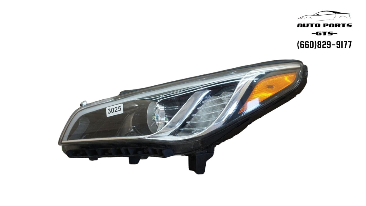 2015-2016 HYUNDAI SONATA FRONT LEFT DRIVERS SIDE HEADLIGHT OEM 15 16