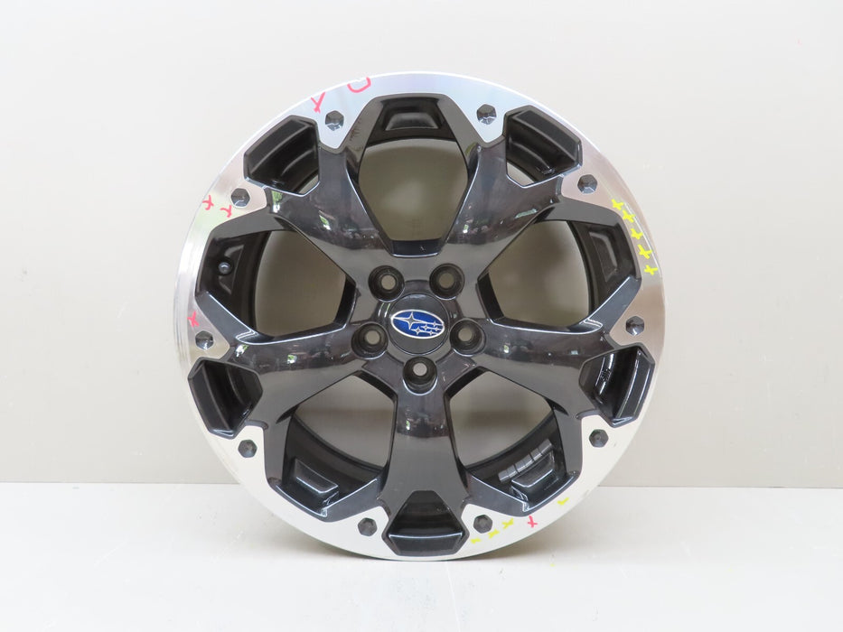 2021-2023 SUBARU CROSSTREK WHEEL RIM 17X7 OFFSET 55 17" W/ CENTER HUB CAP OEM