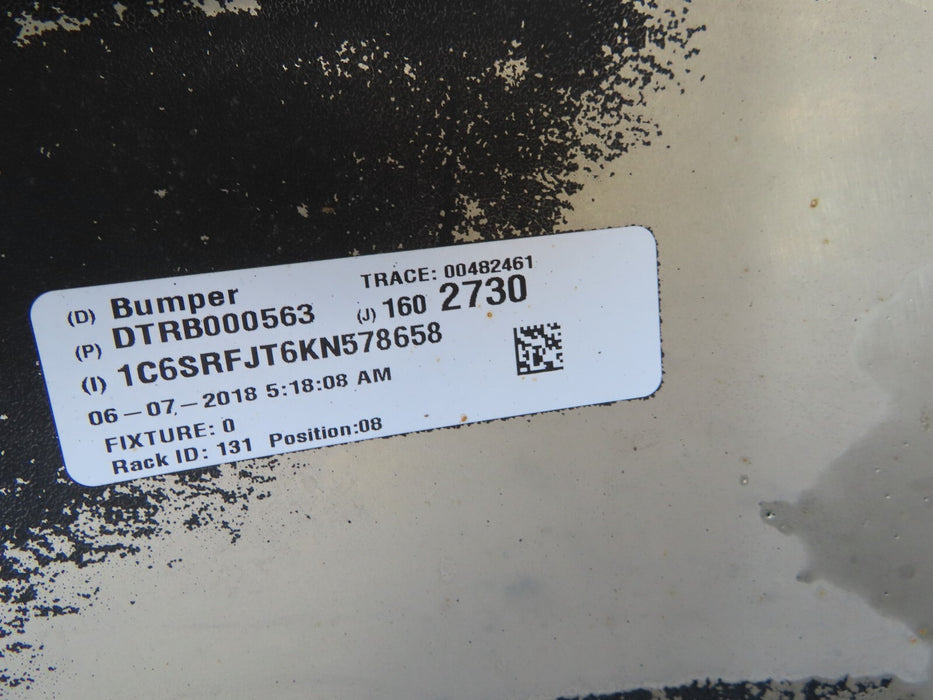 2019-2022 DODGE RAM 1500 4DR PICKUP REAR STEP BUMPER COVER PANEL CHROME OEM