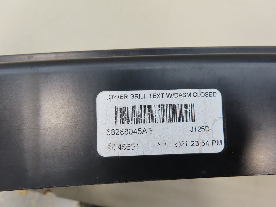 2019-2022 JEEP CHEROKEE FRONT BUMPER CENTER LOWER GRILLE GRILL OEM 68288045AB