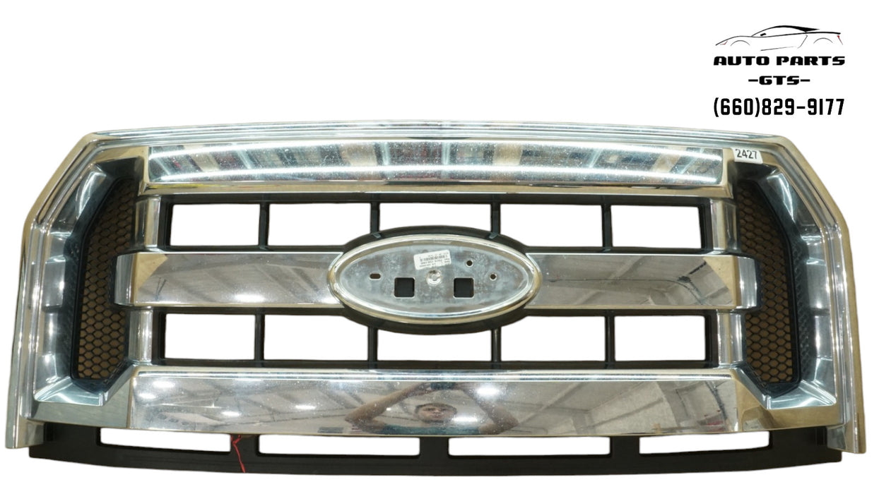 2015-2017 FORD F150 F-150 FRONT BUMPER GRILLE GRILL OEM FL 34-8200-DBW 15 16 17