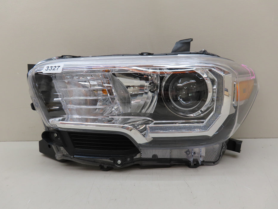 2016-2020 TOYOTA TACOMA LEFT DRIVER HEADLIGHT HALOGEN OEM