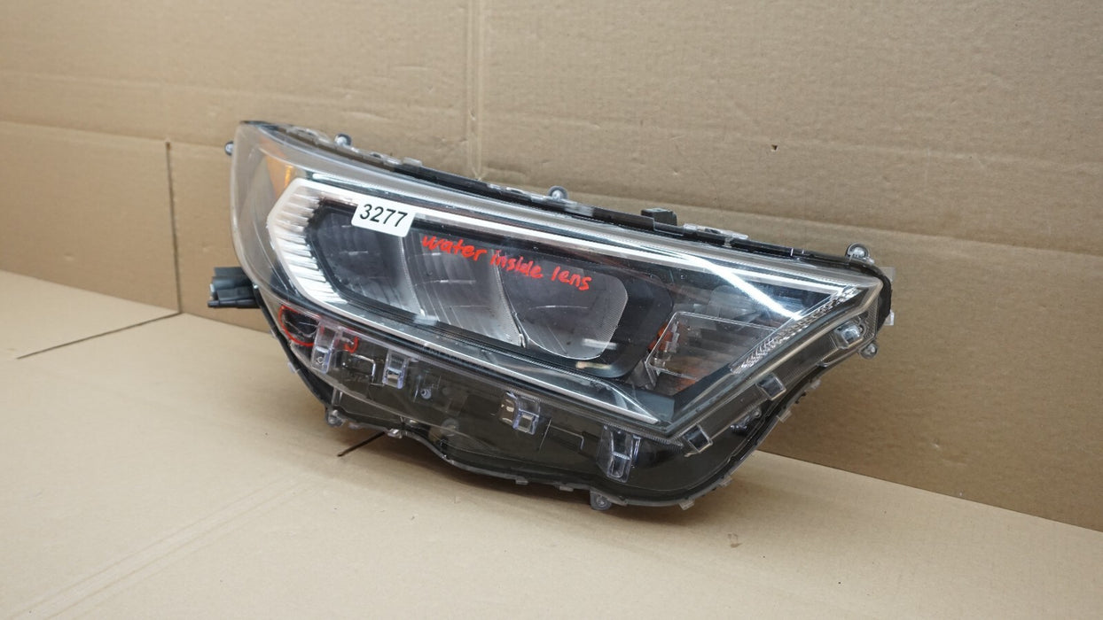 2019-2021 TOYOTA RAV-4 FRONT RIGHT PASSENGER SIDE HEADLIGHT HEADLAMP LED OEM
