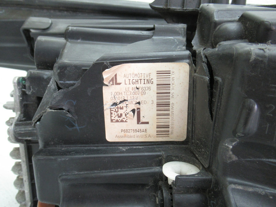 2019-2021 JEEP CHEROKEE FRONT LEFT DRIVER SIDE HEADLIGHT FULL LED HEAD LAMP OEM