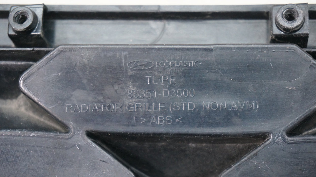 2019-2021 HYUNDAI TUCSON FRONT BUMPER RADIATOR GRILLE OEM 86351-D3500