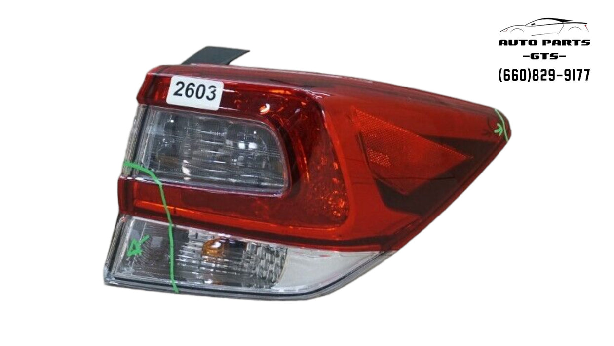 2017-2021 SUBARU CROSSTREK REAR RIGHT PASSENGER SIDE TAILLIGHT OEM17 18 19 20 21