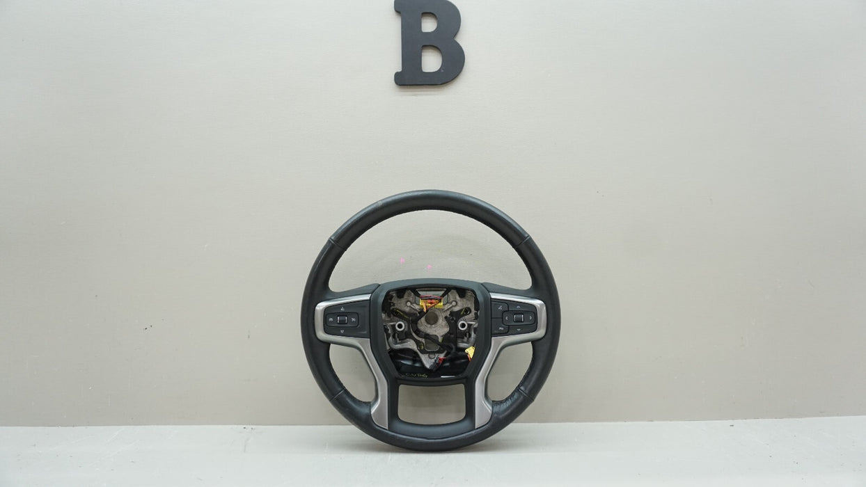 2019-2023 CHEVROLET SILVERADO TAHOE SUBURBAN GMC SIERRA STEERING WHEEL OEM