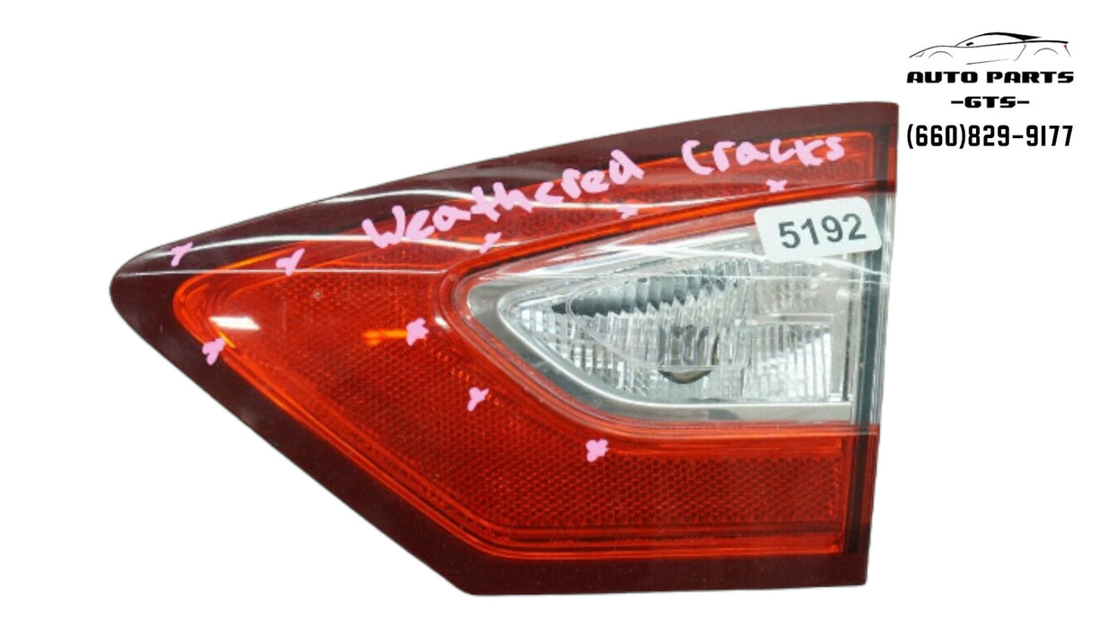 2013-2016 FORD FUSION REAR RIGHT SIDE INNER TAIL LIGHT LAMP OEM DS73-13A602-AD