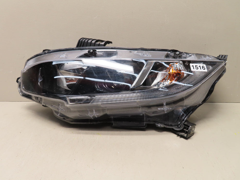 2019-2021 HONDA CIVIC LEFT DRIVER SIDE HEADLIGHT HALOGEN OEM 33150 TGG A310 M1