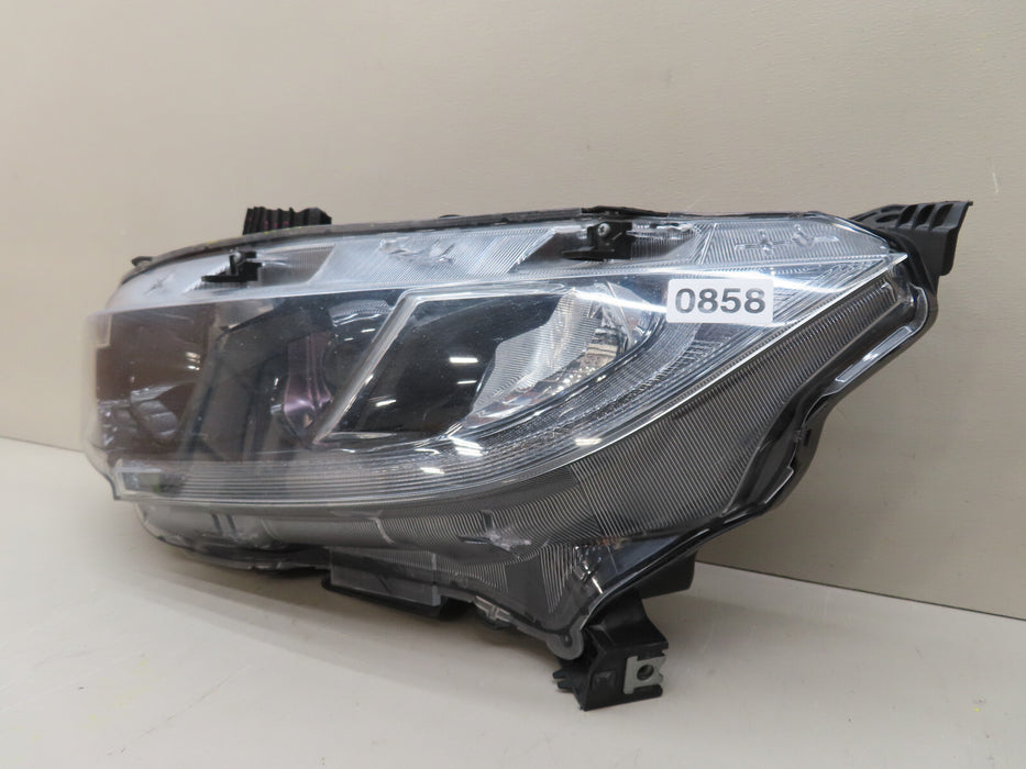 2019-2021 HONDA CIVIC FRONT LEFT DRIVER HEADLIGHT HALOGEN OEM 33150-TGG-A31