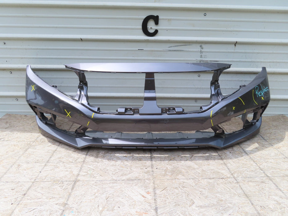 2019-2020 HONDA CIVIC TOURING EX FRONT BUMPER COVER PANEL OEM 71101-TBA-A500