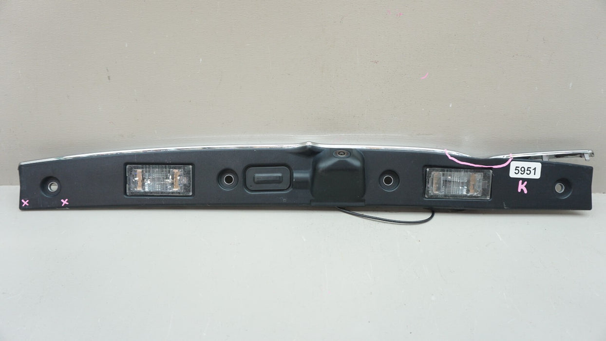 2014-2021 MASERATI QUATTROPORTE REAR CHROME LICENSE PLATE TRIM COVER OEM