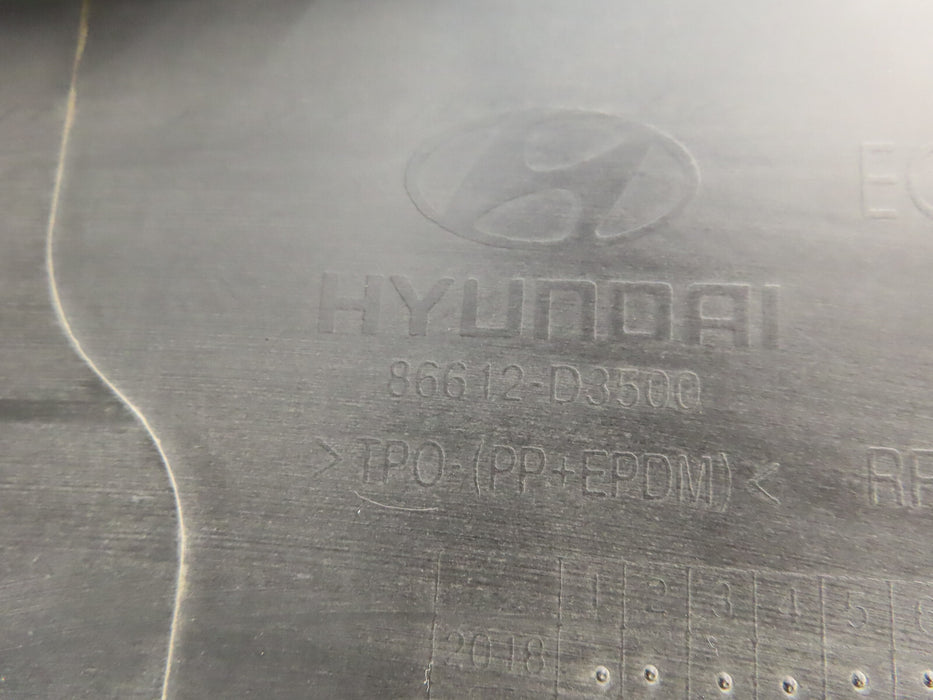 2019-2021 HYUNDAI TUCSON REAR LOWER BUMPER VALANCE COVER OEM 86612-D3500