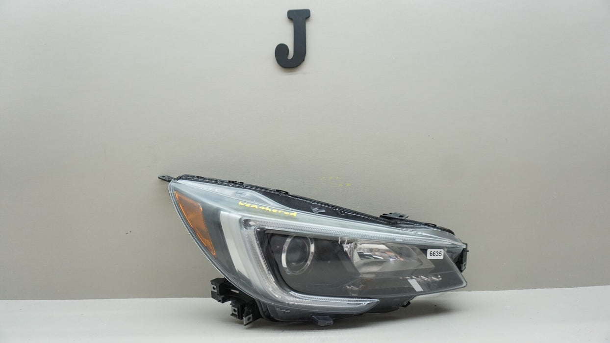 2018-2019 SUBARU LEGACY FRONT RIGHT DRIVERS SIDE HEADLIGHT LED OEM