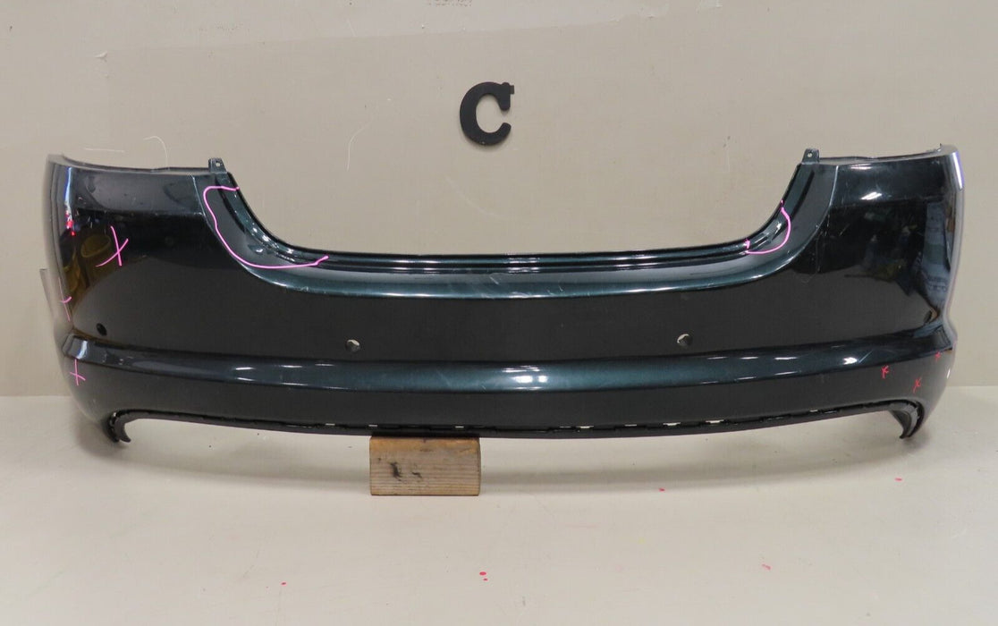 2012-2015 JAGUAR XF REAR BUMPER COVER PANEL W/ SENSOR HOLE OEM 8X23-17D781-AD