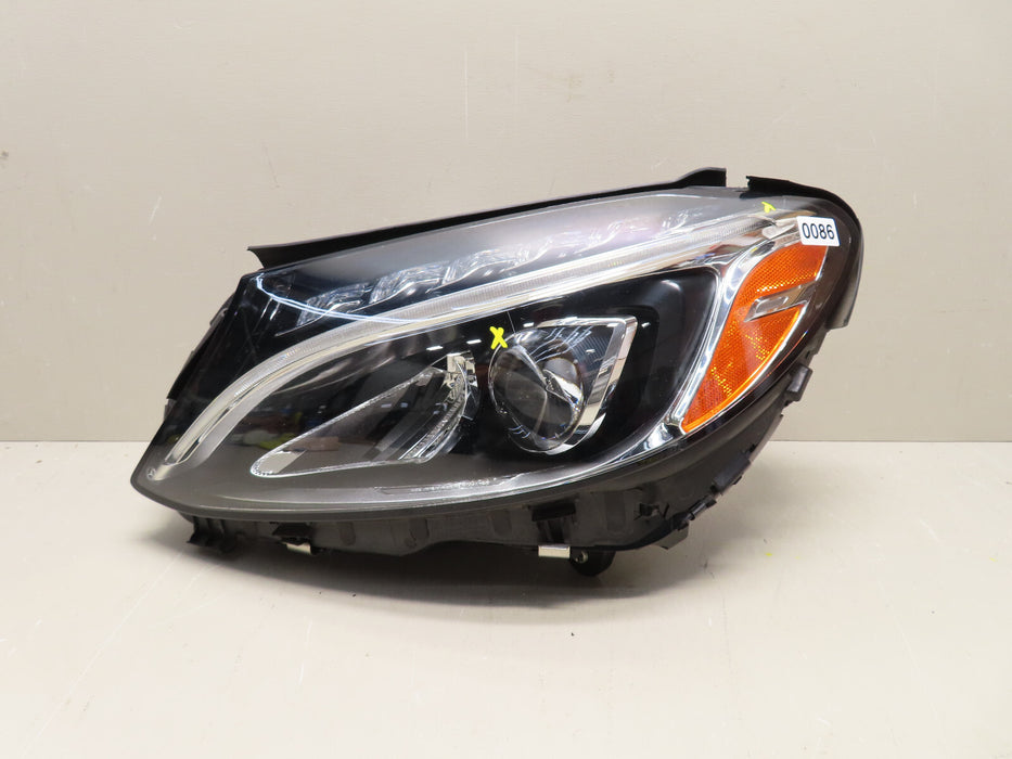 2015 2016 2017 2018 MERCEDES-BENZ C CLASS FRONT LEFT DRIVER HEADLIGHT LED OEM