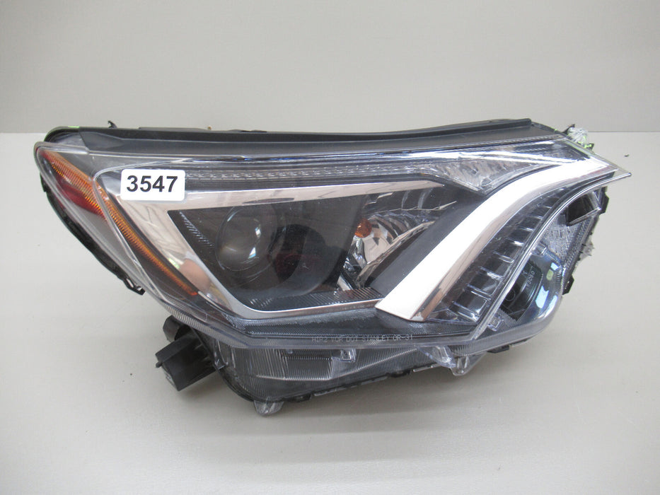 2016 2017 2018 TOYOTA RAV4 LED HEADLIGHT RIGHT SIDE RH OEM