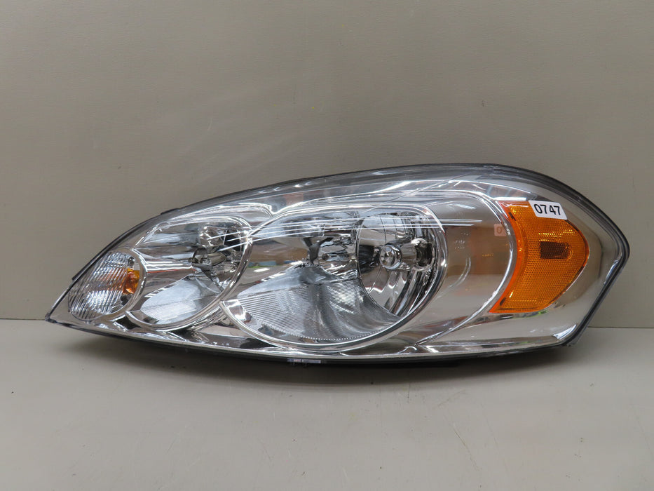 2006-2013 CHEVROLET IMPALA,MONTE CARLO FRONT LEFT DRIVER HEADLIGHT HALOGEN CAPA