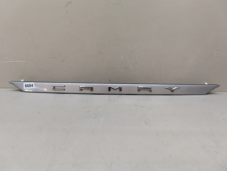 2018-2023 TOYOTA CAMRY REAR TAILGATE BADGE TRIM OEM 76811-06B70