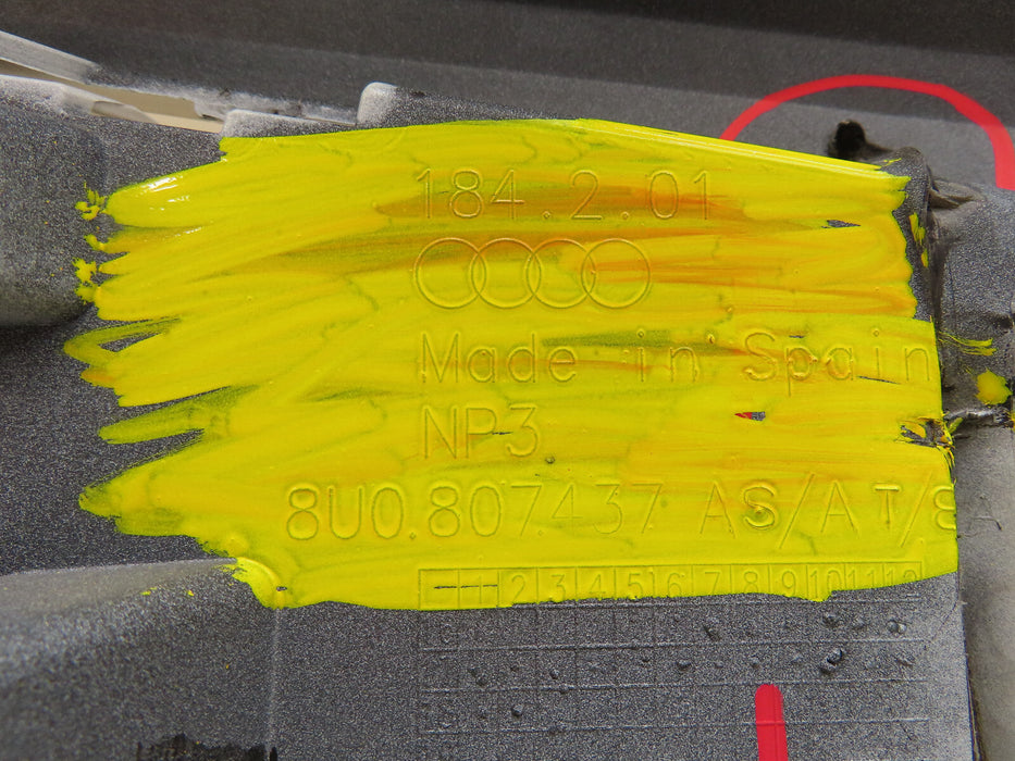 2016 2017 2018 AUDI Q3 FRONT BUMPER COVER OEM 8U0807437