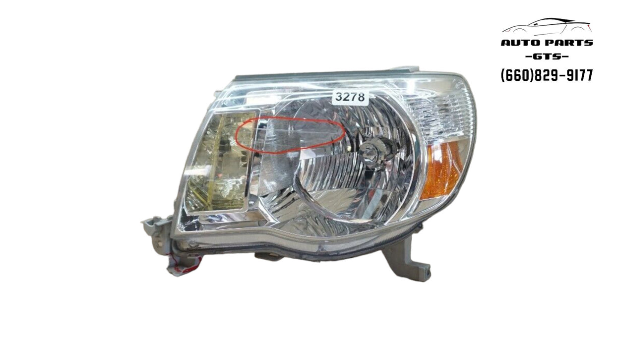 2005-2011 TOYOTA TACOMA FRONT LEFT DRIVER HEADLIGHT HEADLAMP HALOGEN OEM